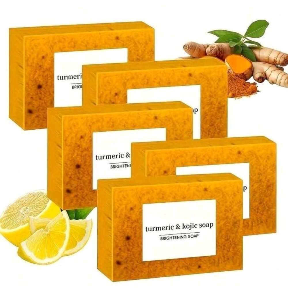 Turmeric & Kojic Brightening Soap - Yellow